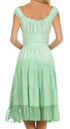 Sakkas Spring Maiden Ombre Peasant Dress