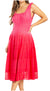 Sakkas Spring Maiden Ombre Peasant Dress