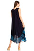 Sakkas Batik Flower Caftan Tank Dress / Cover Up