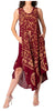 Sakkas Moon and Stars Batik Caftan Tank Dress / Cover Up