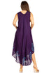 Sakkas Moon and Stars Batik Caftan Tank Dress / Cover Up
