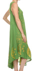 Sakkas Moon and Stars Batik Caftan Tank Dress / Cover Up