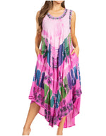 Sakkas Tasanee Caftan Tank Dress / Cover Up