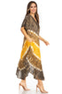 Sakkas Viveka Embroidered Caftan Dress