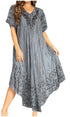 Sakkas Viveka Embroidered Caftan Dress