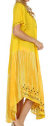 Sakkas Viveka Embroidered Caftan Dress