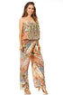 Sakkas Esha Women's Loose Sleeveless Floral Print Boho Casual Summer w/Pockets