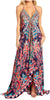 Sakkas Lizi 2025 Womens Maxi High-low Halter Handkerchief Long Dress Beach Party