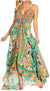Sakkas Lizi 2025 Womens Maxi High-low Halter Handkerchief Long Dress Beach Party