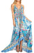 Sakkas Lizi 2025 Womens Maxi High-low Halter Handkerchief Long Dress Beach Party