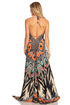 Sakkas Lizi 2025 Womens Maxi High-low Halter Handkerchief Long Dress Beach Party