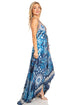 Sakkas Lizi 2025 Womens Maxi High-low Halter Handkerchief Long Dress Beach Party