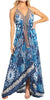 Sakkas Lizi 2025 Womens Maxi High-low Halter Handkerchief Long Dress Beach Party