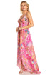 Sakkas Lizi 2025 Womens Maxi High-low Halter Handkerchief Long Dress Beach Party