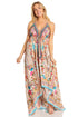 Sakkas Lizi 2025 Womens Maxi High-low Halter Handkerchief Long Dress Beach Party