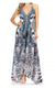 Sakkas Lizi Womens Maxi High-low Halter Handkerchief Long Dress Beach Party