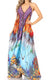 Sakkas Lizi Womens Maxi High-low Halter Handkerchief Long Dress Beach Party
