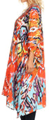 Sakkas Jenni Women's Mid Length Boho Caftan Kaftan Dress Cover up Flowy Rhinestone
