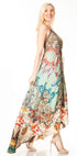Sakkas Lizi 2 Women's High-Low Halter Maxi Dress for Beach and Vacation Parties