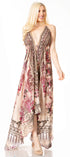 Sakkas Lizi 2 Women's High-Low Halter Maxi Dress for Beach and Vacation Parties