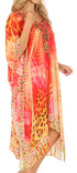Sakkas Kristy Long Tall Lightweight Caftan Dress / Cover Up With V-Neck Jewels