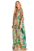 Sakkas Georgettina 2025 Flowy Rhinestone V Neck Long Caftan Dress / Cover Up