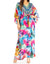 Sakkas Maribel Maxi Caftan Dress - Women's V-Neck, Short Sleeves