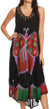 Sakkas Keola Women's Maxi Caftan Bathing Suit Cover Up Summer Dress Sleeveless