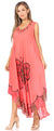 Sakkas Keola Women's Maxi Caftan Bathing Suit Cover Up Summer Dress Sleeveless