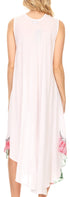 Sakkas Keola Women's Maxi Caftan Bathing Suit Cover Up Summer Dress Sleeveless