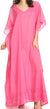 Sakkas Favi Womens Casual Long Maxi Dress Caftan Cover Up Loungewear in Rayon