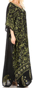 Sakkas Tacy Women's Boho Summer Maxi Dress for Casual or Lounge Wear