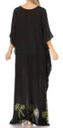 Sakkas Leonor Women's Boho Casual Long Maxi Caftan Dress Kaftan Cover-up LougeWear
