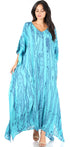 Sakkas Catia Women's Boho-Style Long Maxi Caftan for Lounging and Casual Wear