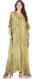 Sakkas Catia Women's Boho-Style Long Maxi Caftan for Lounging and Casual Wear