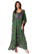 Sakkas Catia Women's Boho-Style Long Maxi Caftan for Lounging and Casual Wear