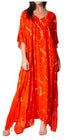 Sakkas Catia Women's Boho-Style Long Maxi Caftan for Lounging and Casual Wear