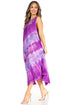 Sakkas Starlight Third Tie Dye Caftan Dress: Women's Beach Cover Up