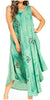 Sakkas Starlight Fourth Women's Tie Dye Caftan Tank Dress/Cover Up  Beach Kaftan