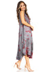 Sakkas Starlight Fourth Women's Tie Dye Caftan Tank Dress/Cover Up  Beach Kaftan