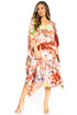 Sakkas Clementine Second Women's Tie Dye Caftan Dress/Cover Up Beach Kaftan Boho