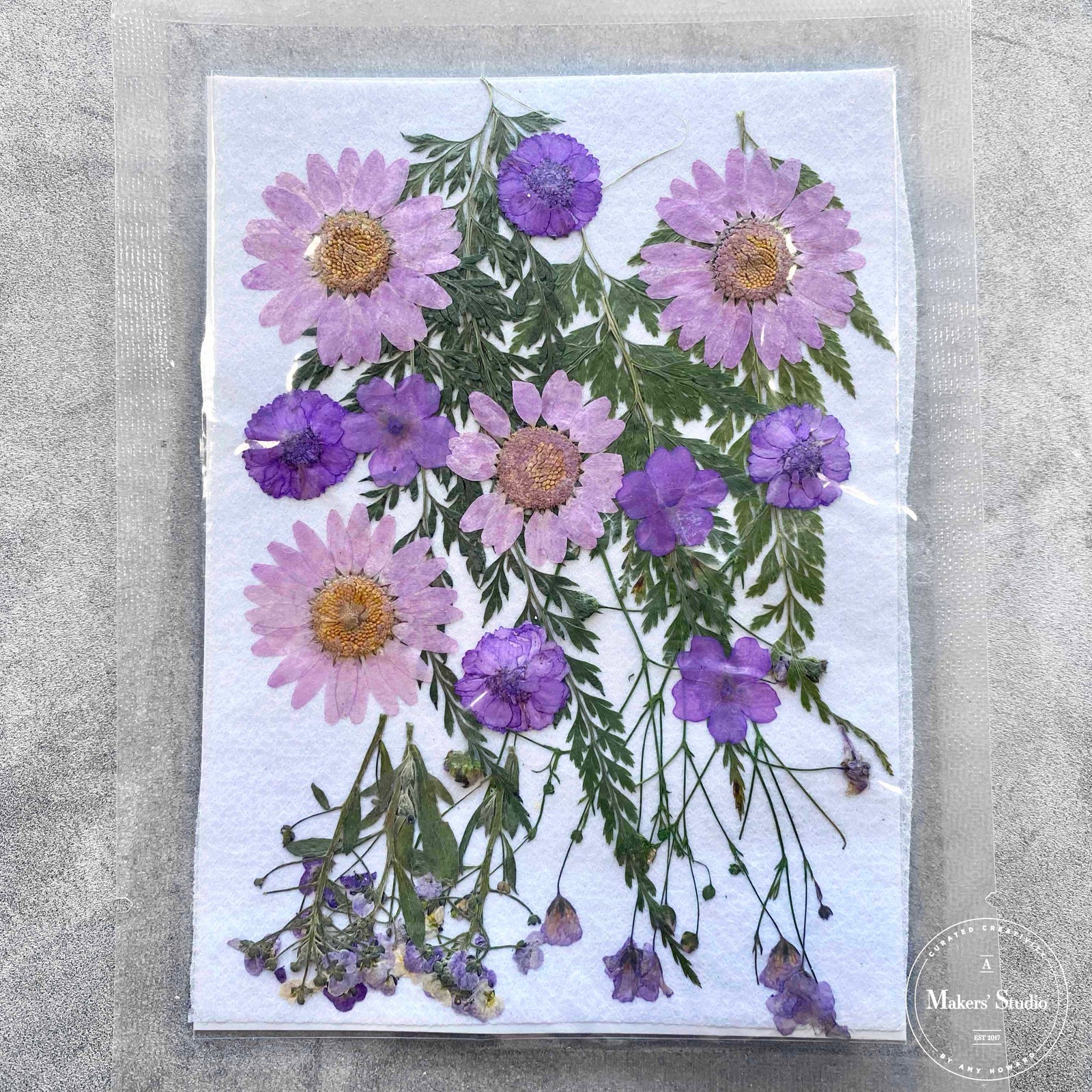 Purple Dried Flowers