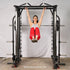 Muscle D Fitness Dual Adjustable Pulley Smith Combo – Full Body Trainer