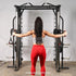Muscle D Fitness Dual Adjustable Pulley Smith Combo – Full Body Trainer