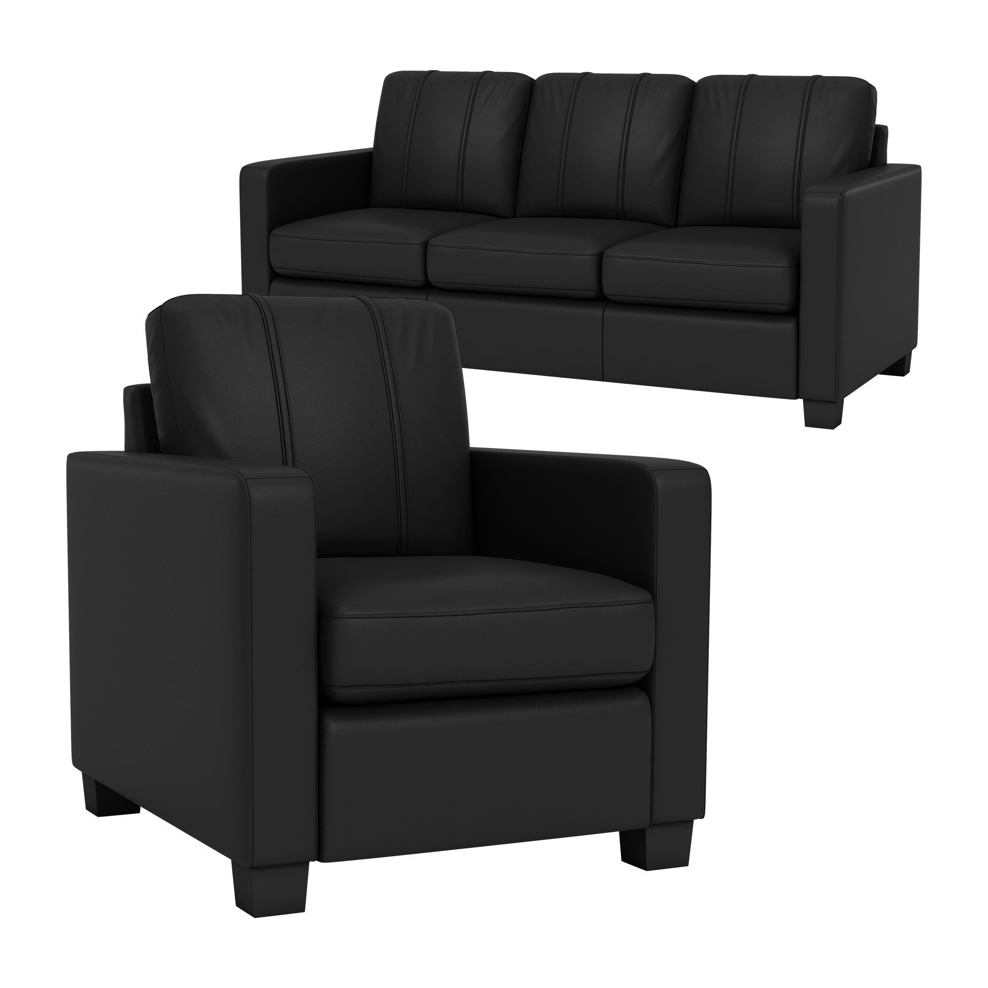 Dyno Stationary Club Chair & Sofa 2 Piece Set