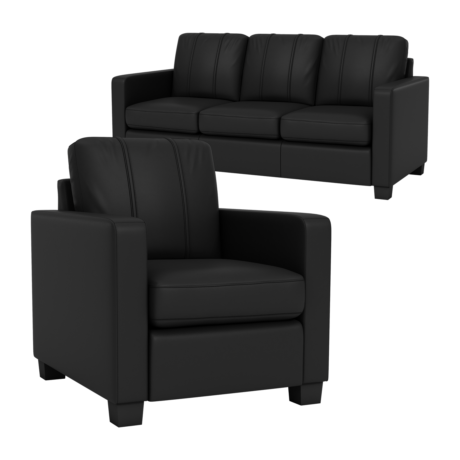 Dyno Stationary Club Chair & Sofa 2 Piece Set