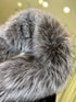 Genuine Silver Fox Fully Lined Hood Rabbit Insulated Parka