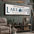 Personalized Lake Life Sign