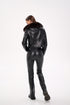 Genuine Polar Fox Real Leather Transformer Jacket