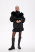 Pre-Order. Re-Stock Ships November 1. Amanda Genuine Fur Trim Down Fill Coat